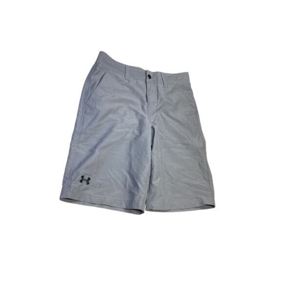 Preppy Streetwear Coquette Utility Under Armour Men's Gray Shorts Size 12 - Picture 1 of 3